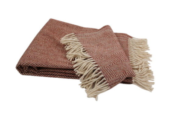 Ecola Bruine Plaid met Crème - Afbeelding 3