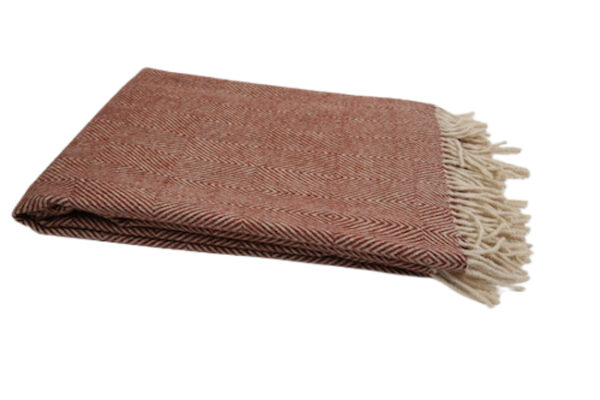 Ecola Bruine Plaid met Crème - Afbeelding 4