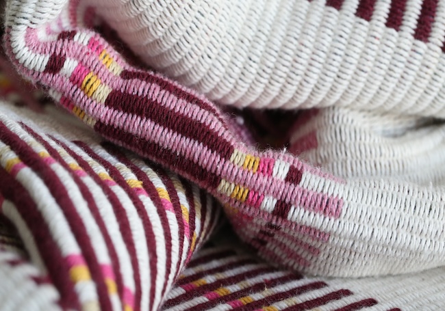 Bordeaux Katoenen Portugese Plaid - Afbeelding 4