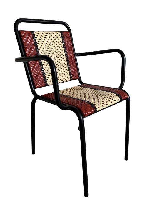 horeca-stoel-metalen-frame-armleuningen-le-brigde-geweven horeca-stoel-metalen-frame-armleuningen-le-bridge-geweven