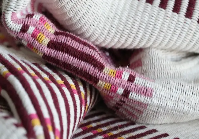 Bordeaux Katoenen Portugese Plaid - Afbeelding 4