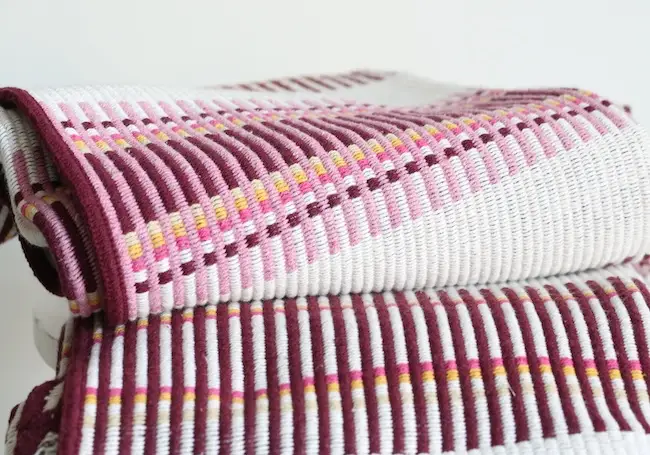 Bordeaux Katoenen Portugese Plaid - Afbeelding 2