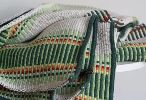 Groene Katoenen Portugese Plaid - 180 x 220