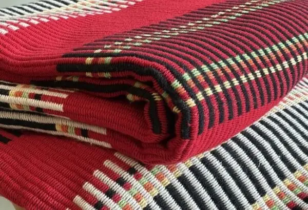 Rode Katoenen Portugese Plaid