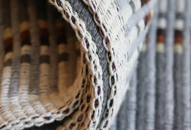 Lichtgrijze  Katoenen Plaid - Afbeelding 3